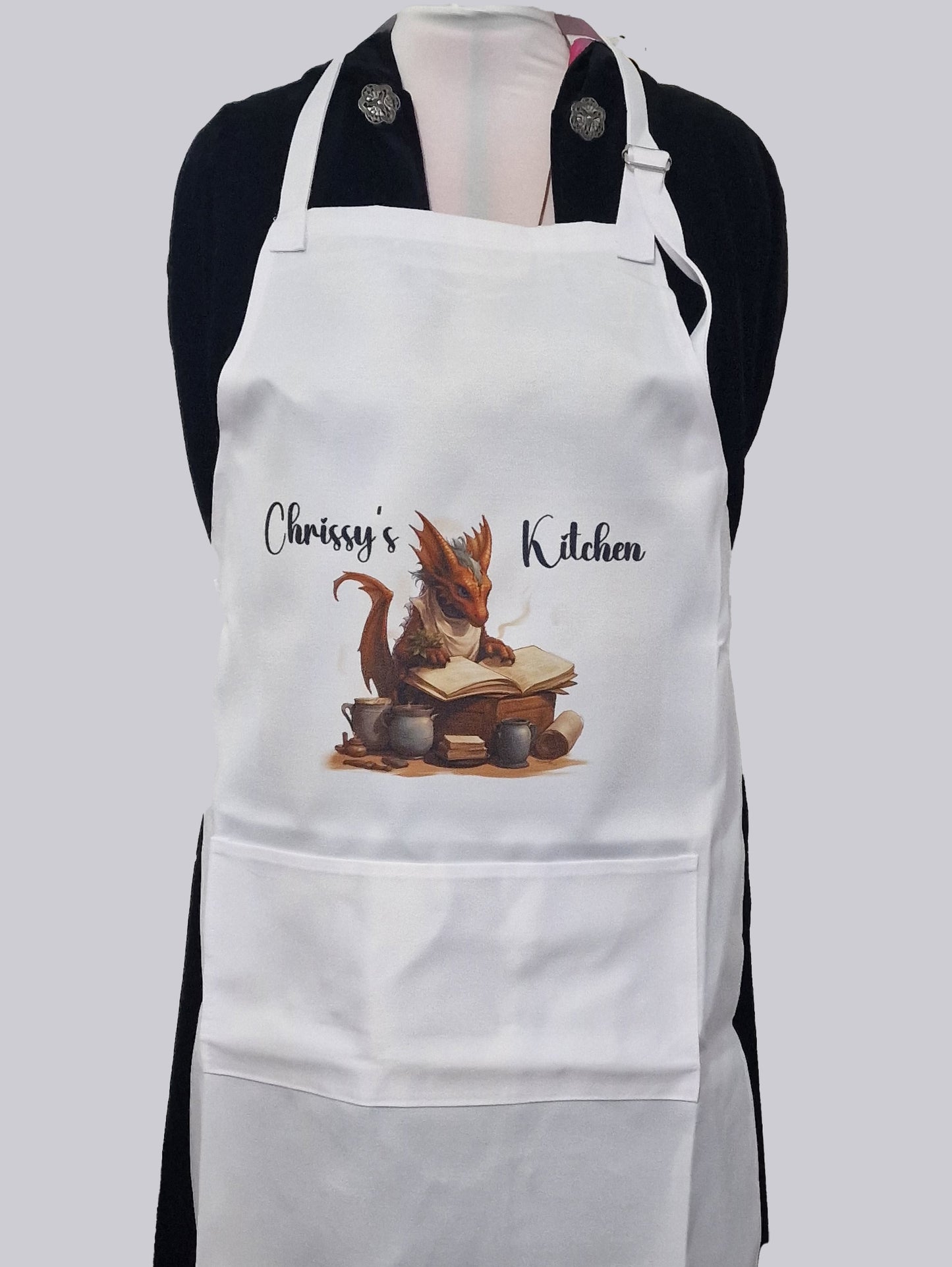 Apron White with your choice of design print